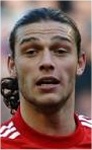 Liverpool striker Andy Carroll