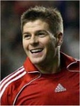 Liverpool midfielder Steven Gerrard 