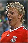 Liverpool striker Dirk Kuyt