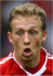 Liverpool midfielder Lucas Leiva